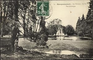 Ansichtskarte / Postkarte Rocquencourt Yvelines, Le Chateau, Le Lac