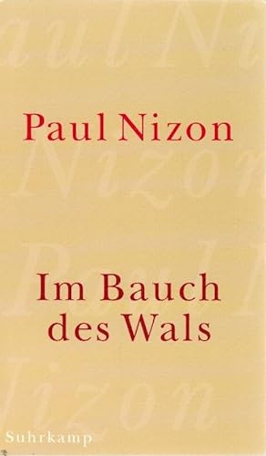 Imagen del vendedor de Gesammelte Werke, Bd. 6., Im Bauch des Wals : Caprichos Gesammelte Werke / Paul Nizon ; Bd. 6 a la venta por Licus Media