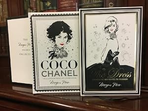 Seller image for The Megan Hess Fashion Collection: "The Dress 100 Iconic Moments in Fashion" together with "Coco Chanel The Illustrated World of a Fashion Icon". Two Volume set in illustrated slipcase. for sale by Time Booksellers