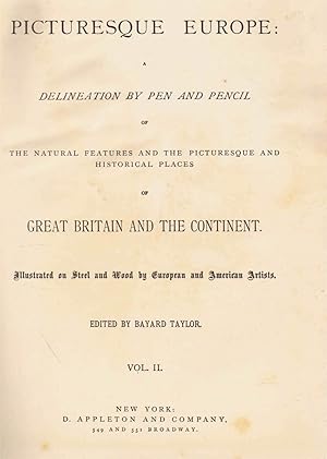 Picturesque Europe - Vol II - ( Originalausgabe 1878 ohne Stahlstichtafeln )