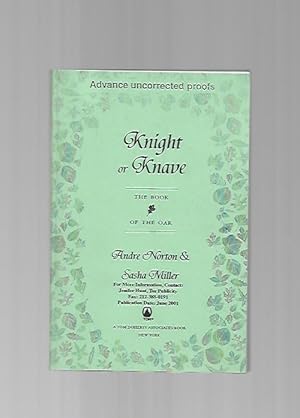 Imagen del vendedor de Knight or Knave by Andre Norton (First Edition) ARC a la venta por Heartwood Books and Art