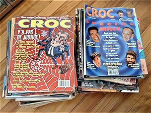 Croc, le magazine qu'on rit, 112 numéros, + 6 numéros du Croc Hebdo Élections Québec 85 + 1 numér...
