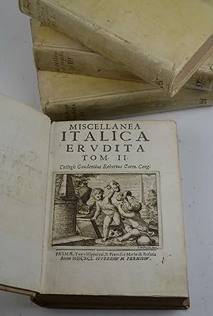 Miscellanea Italica erudita&