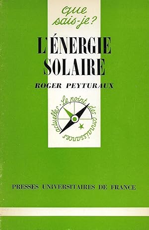 Energie solaire (L'), "Que Sais-Je ?" n°1294