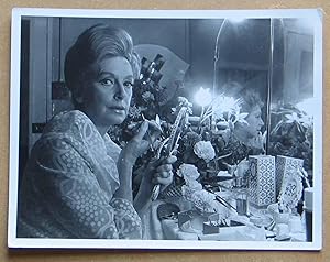 Seller image for Deborah Kerr Photograph in dressing room. C.1970 21cm x 16cm for sale by Booksold U.K.