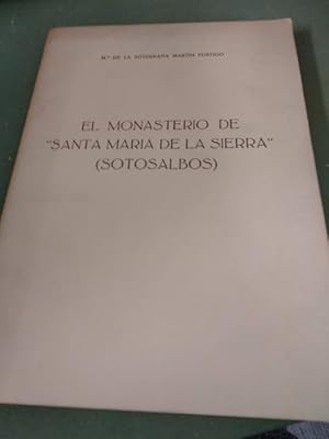 Bild des Verkufers fr EL MONASTERIO DE SANTA MARA DE LA SIERRA (Sotosalbos) zum Verkauf von Comprococo