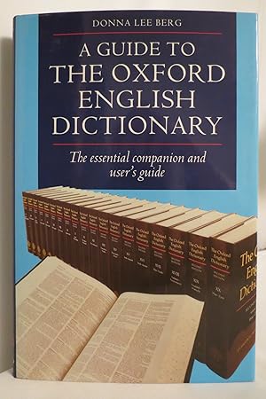 A GUIDE TO THE OXFORD ENGLISH DICTIONARY (DJ protected by a brand new, clear, acid-free mylar cover)