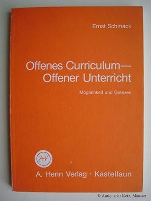 Immagine del venditore per Offenes Curriculum, offener Unterricht. Mglichkeiten u. Grenzen. venduto da Antiquariat Hans-Jrgen Ketz