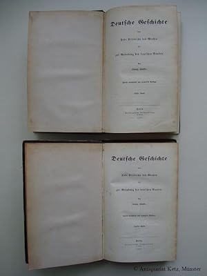 Bild des Verkufers fr Deutsche Geschichte vom Tode Friedrichs des Groen bis zur Grndung des deutschen Bundes. 2 Bnde (von 4). 2. vernderte u. vermehrte Auflage. zum Verkauf von Antiquariat Hans-Jrgen Ketz