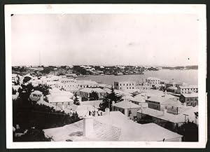 Photo Ansicht Bermuda, Blick über Ortschaft auf Bucht