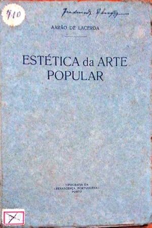 Bild des Verkufers fr ESTTICA DA ARTE POPULAR. zum Verkauf von Livraria Castro e Silva