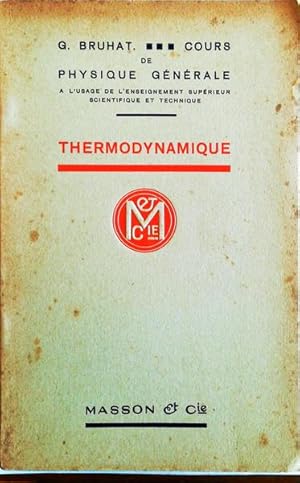 THERMODYNAMIQUE.