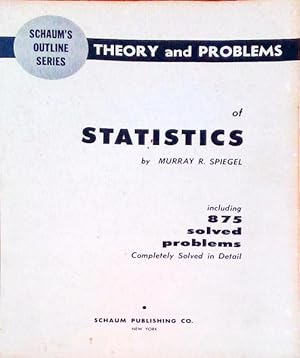 Seller image for SCHAUM'S OUTLINE OF THEORY AND PROBLEMS OF STATISTICS. for sale by Livraria Castro e Silva