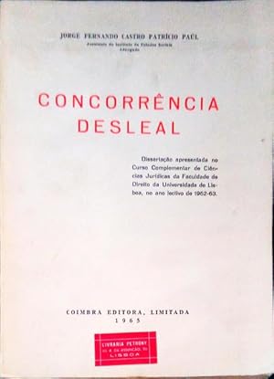 CONCORRÊNCIA DESLEAL.