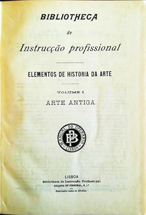 ELEMENTOS DE HISTÓRIA DE ARTE. [4 VOLUMES]