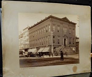 Large photograph by W. Knowlton - the corner of Fourth Avenue and 23rd street, New York City circ...