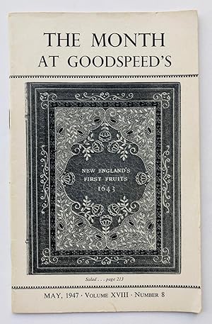 The Month at Goodspeed's, Volume XVIII, Number 8, May 1947