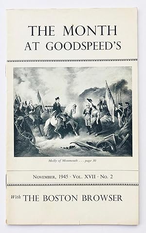The Month at Goodspeed's, Volume XVII, Number 2, November 1945
