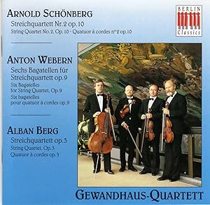 Bild des Verkufers fr Quartet No. 2 (Schoenberg); Six Bagatelles (Webern); Quartet (Berg) [COMPACT DISC] zum Verkauf von Cameron-Wolfe Booksellers