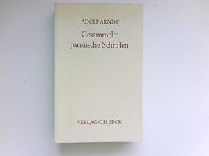 Bild des Verkufers fr Gesammelte juristische Schriften : ausgew. Aufstze u. Vortrge ; 1946 - 1972. von. Hrsg. von E.-W. Bckenfrde u. Walter Lewald zum Verkauf von Antiquariat Buchhandel Daniel Viertel