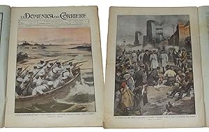 La Domenica del Corriere 1912 n.33 Etna Zuara Dorio Tripolitania Westfalia