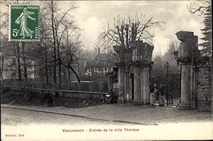 Ansichtskarte / Postkarte Vaucresson Hauts de Seine, Entree de la villa Therese