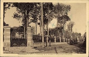 Ansichtskarte / Postkarte Vaucresson Hauts de Seine, L'Ermitage de la Feuillee et Avenue de la Fe...