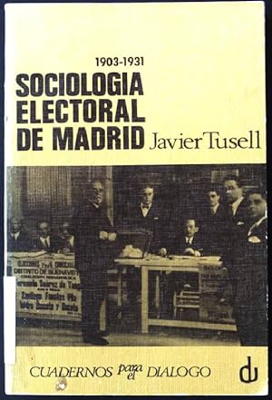 Imagen del vendedor de Sociologia Electoral de Madrid. a la venta por books4less (Versandantiquariat Petra Gros GmbH & Co. KG)