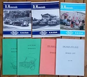 The Riley R. M. Club: R. Memoranda (4 copies) plus Spares Lists and Menbership List 1980
