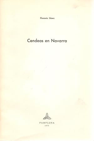 Imagen del vendedor de Cendeas en Navarra . a la venta por Librería Astarloa