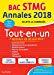 Seller image for Tout-en-un Bac Stmg : Annales 2018 : Sujets Et Corrigs for sale by RECYCLIVRE