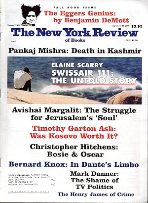 Seller image for The New York Review of Books: Volume XLVII, No.14: September 21, 2000 for sale by Dorley House Books, Inc.