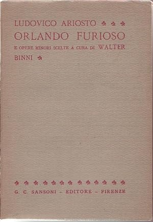 Immagine del venditore per Orlando furioso e opere minori - Ludovico Ariosto venduto da libreria biblos