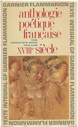 Seller image for ANTHOLOGIE POETIQUE FRANCAISE XVIII SIECLE for sale by Columbia Books, ABAA/ILAB, MWABA