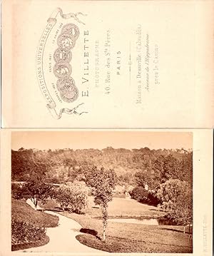 France, Lieu à identifier, Jardin public, parc vallonné