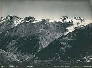 Suisse, Panorama, Gornergratbahn, Riffelalp, Zermatt, Allalinhor, Rimpfischhorr