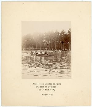 France, Paris, Régates du Landit de Paris, 1er juin 1890