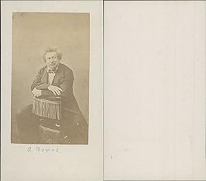 Alexandre Dumas, écrivain français, circa 1870