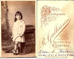 CDV Lancelot, Troyes, Petit garçon de 5 ans nommé Xavier de Fontaines, 1888