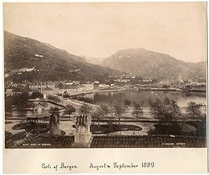 Seller image for Knudsen knud, Norvge, Norway, Bergen, vue sur la ville for sale by photovintagefrance