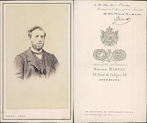 Rideau, Cherbourg, Homme nommé L. Joüard, circa 1865