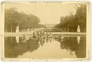 France, Parc de Versailles, Bassin d'Apollon, ca.1870, vintage albumen print