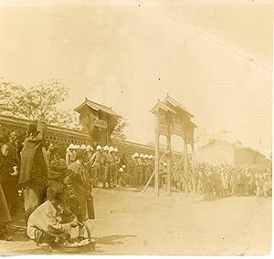 Chine, China, Tientsin, une exécution, guerre Sino-japonaise (photo Française)