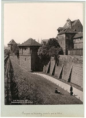 Allemagne, Nuremberg, Nürnberg, vue sur les remparts près de Wöhrd