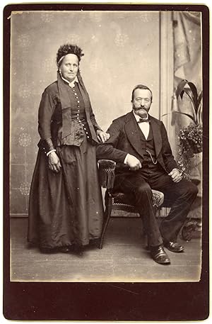 Portrait de couple, vers 1900