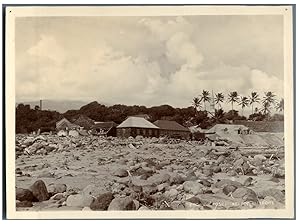 Martinique, Saint-Pierre, Ravages de la grande coulée de roches et de boue