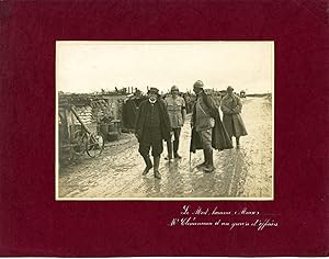 France, Le Mort Homme (Meuse), Mr. Clémenceau et un groupe d'officiers