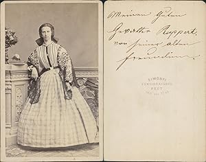 Somonyi, Pest, Jeune femme nommée Marianne Gubun, circa 1860