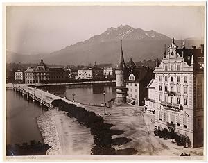 Sommer Giorgio, Suisse, Lucerne, Luzern, vue panoramique de la cité
