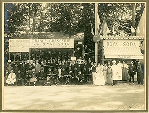 Grande brasserie du Royal Soda vers 1900